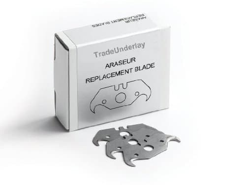 Araseur Vinyl & Carpet Cutter Hooked Blades x 100