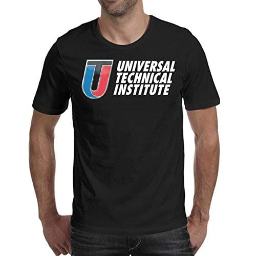 Men's T-Shirts Cotton Casual Universal-Technical-Institute- Short Sleeve T-Shirts Tee