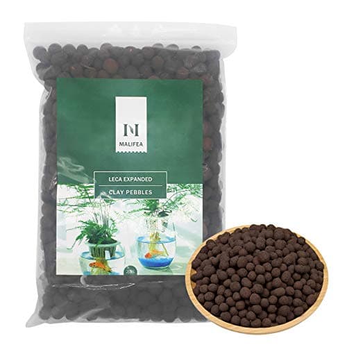 2LBS Leca Expanded Clay Pebbles Hydroponics Supplies for Indoor Garden Plants