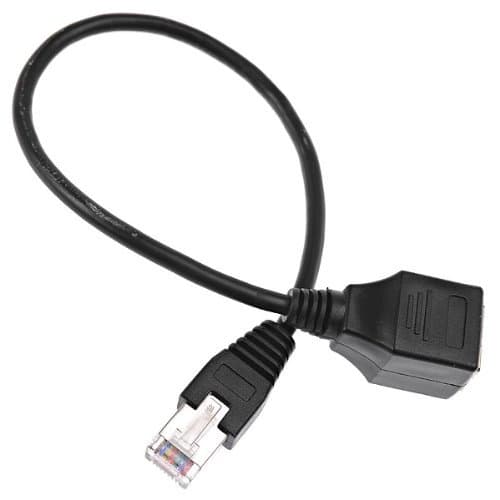 30cm RJ45 Male to Female Ethernet Extension Cable for Local Area Network LAN