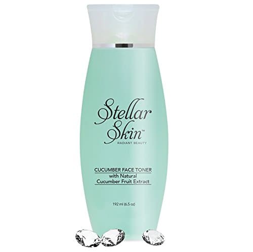 Cucumber Face Toner Hydrating Treatment – Primer to Clear and Tighten Pores, Best Facial Toner, Soothes Skin & Removes Impurities, Natural Cucumber and Fruit Extracts, For Women or Men. 6.5 Oz.