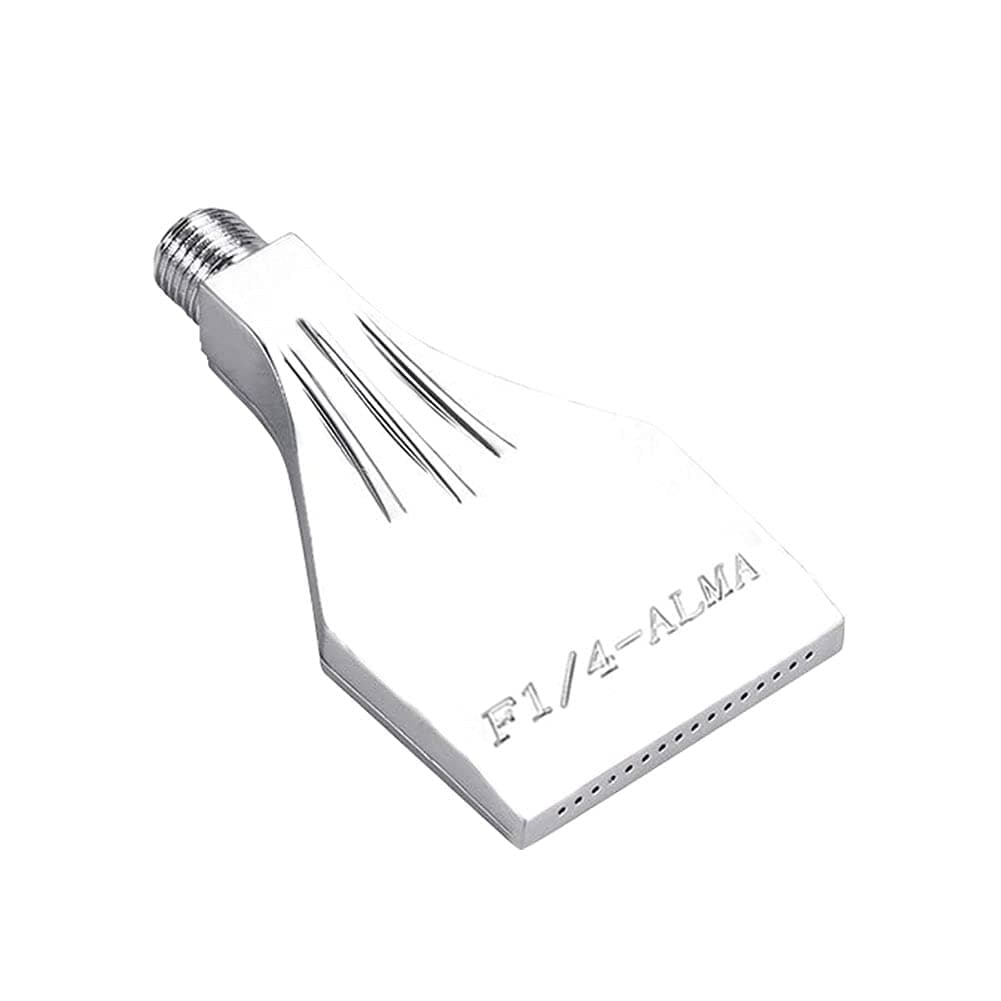 Aopin Blowing Wind Nozzle G1/4 Male, Flat Air Nozzle Orifice, Aluminum Alloy Wind Nozzle Air Spray Nozzle Jet Nozzle Suitable for Compressed Air Machine Accessory, To Dust Removal, Air Drying 1 Pcs