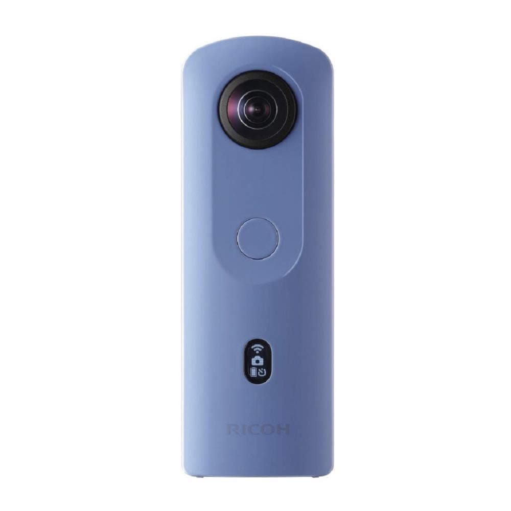 THETA SC2 BLUE 360°Camera 4K Video with image stabilization High image quality High-speed data transfer Beautiful night view shooting with low noise Thin & Lightweight For iOS, Android