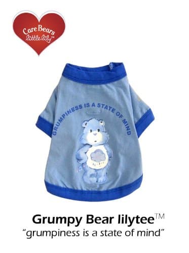 Care Bears Grumpy Bear " Grumpiness is a State of Mind" Pet Shirt, XX-Small