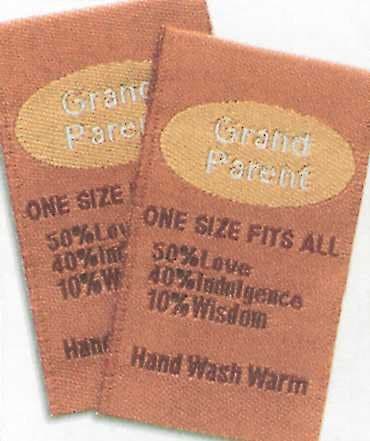 JUNKITZ Labelz 2/Package, Grand Parent