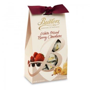 Butlers White Mixed Berry Chocolates Twist Wraps Pack 170g