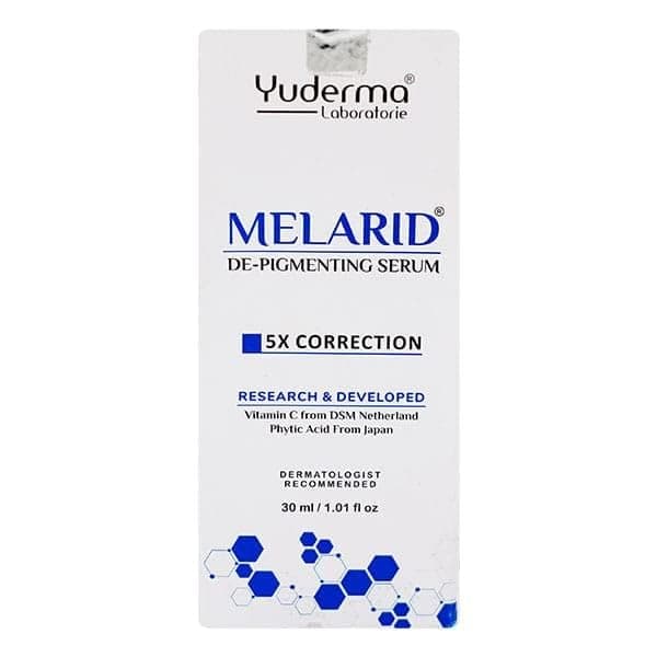 Yuderma Melarid De-Pigmenting Serum, 5 × CORRECTION, With VITAMIN C, 30 ML