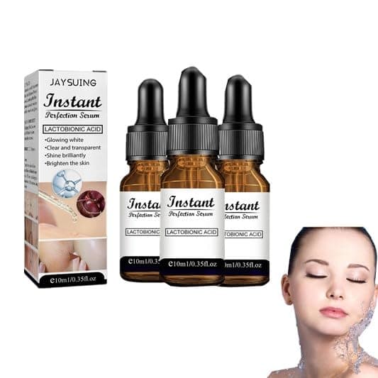 Belay Serum for The Face,Belay Always Young Lactobionic Acid Zero Pore Instant Perfection Serum, Instant Perfection Serum, High Hydrating Anti Aging Firming Smoothy (3PC)