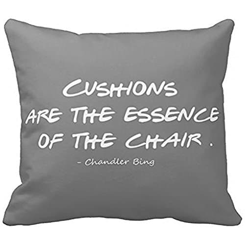 Muyankissu Tv Show Friends introduce pillow Case 18x18 inches Squares Couch Sofa Cushion Covers