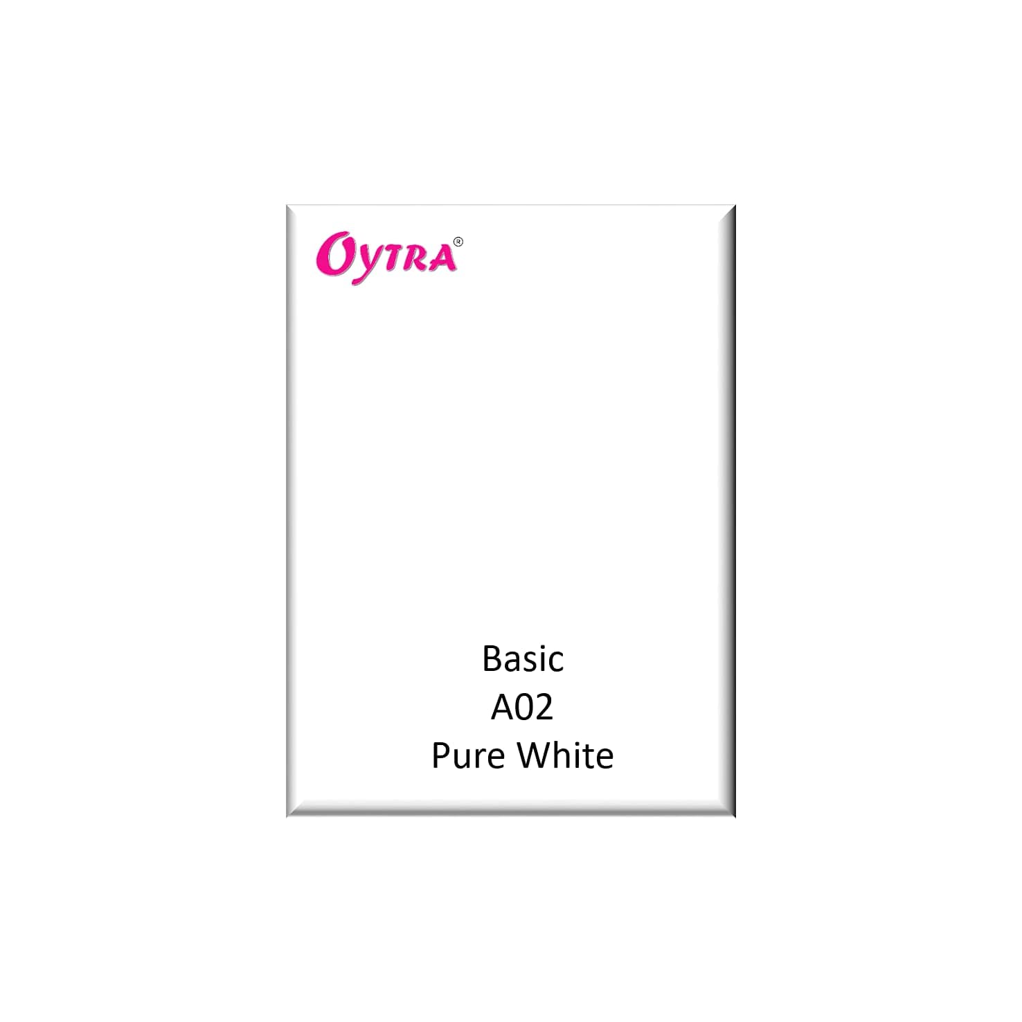 Oytra 250 Grams BASIC SERIES Polymer Clay Oven Bake for Professional Jewelry Making Miniature Sculpting Art Craft Beginners (Pure White 250A02)