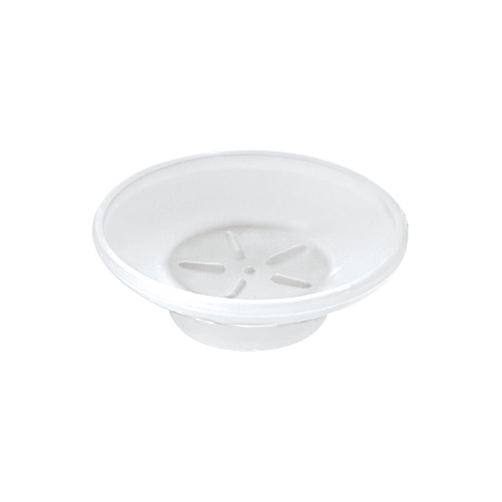 Kapitan Glass Soap Dish Replacement, Round, Frosted, Matt Glass
