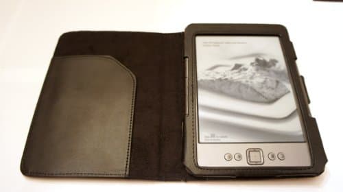 LOONGWAY Synthetic Leather Cover Case for Kindle (2016 6" E-ink NON-touch WIFI without keyboard version) BLACK