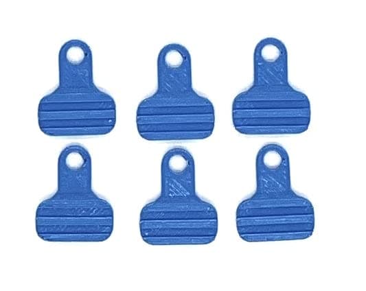 Dillon Locator Pin Tabs - 12 Pack, Dillon Blue