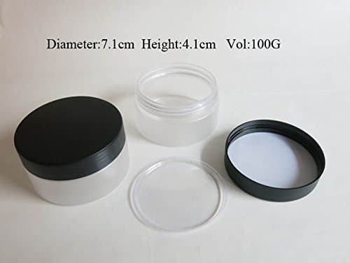 20pcs/lot 100G Frost PET Cream Jar With Plastic Lids and Seal,100 cc Frost Plastic Container,Cosmetic Packaging