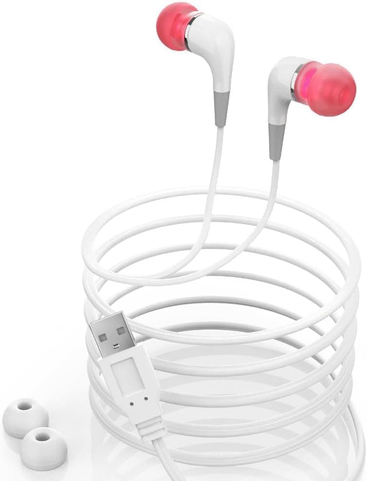 Tinnitus Relief Earplugs | Red Light Laser Therapy | Reusable, Non-Invasive | Reduces Ringing, Improves Blood Circulation | Ear Buds for Ringing Ears