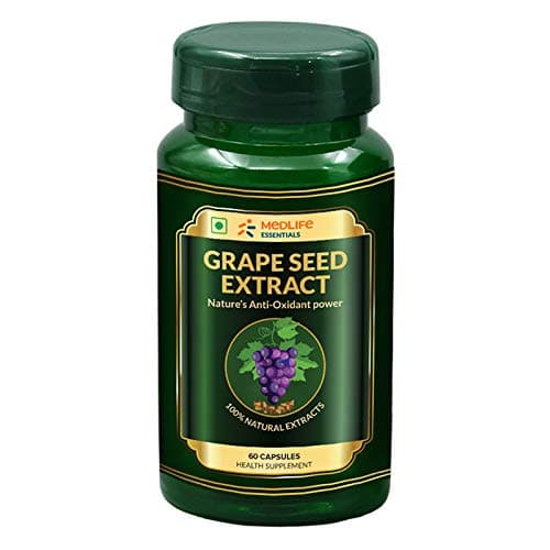 Medlife Essentials Grape Seed Extract | Anti-Aging & Immunity | 60 Tablets