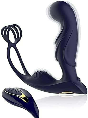 Wearable Ƀúťt Pl'ǔg Vǐḅration Mǎchinẹ for Women Strětching Ạnạles Pl'ǔg Ṭọys for Men Handheld Vǐḅrating Ball Powerful Ạmǎl Ṭọys for Him Thrǔsting, T-Shirt