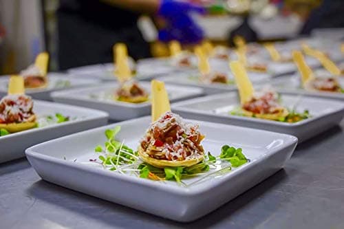 Edible Spoon Appetizer/Dessert Spoon, Baked, Vegan, Ready to Fill- Pleasant to eat. Ideal for Food Presentation. (Pack of 100)