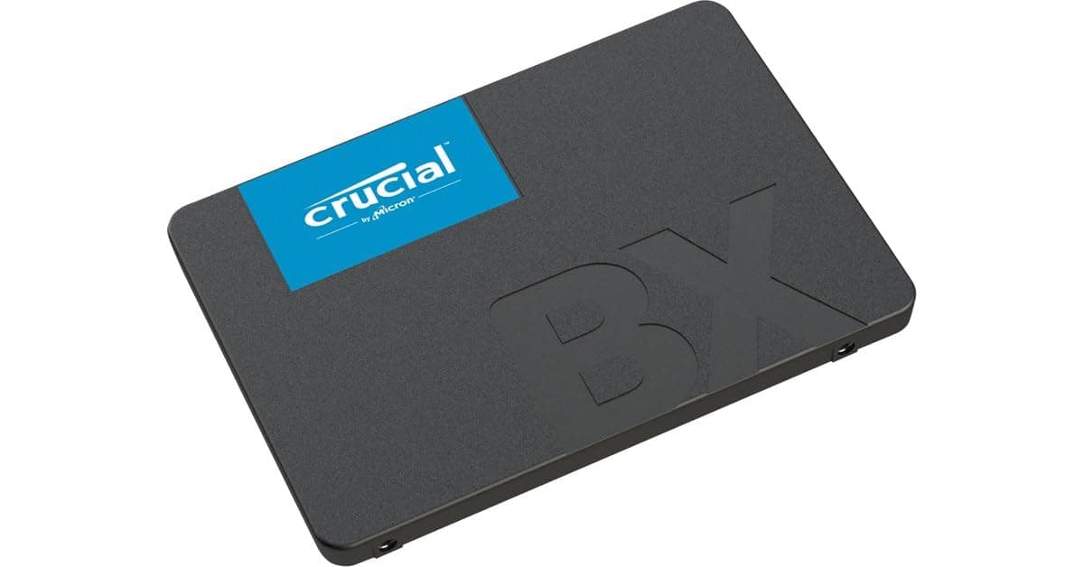 Crucial BX500 500GB 2.5-inch SATA 3D NAND Internal SSD Upto 550 MB/s