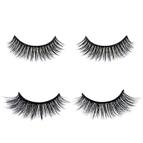 10 Pairs 5 Styles Fake Eyelashes Reusable 4D Handmade False Eyelashes Set for Natural Look with False Lashes Applicator