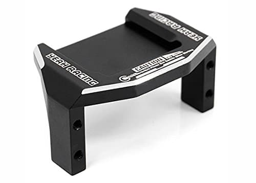 Yeah RacingAluminum Servo and Gyro Mount For Yokomo YD2 Black #YKYD-012BK