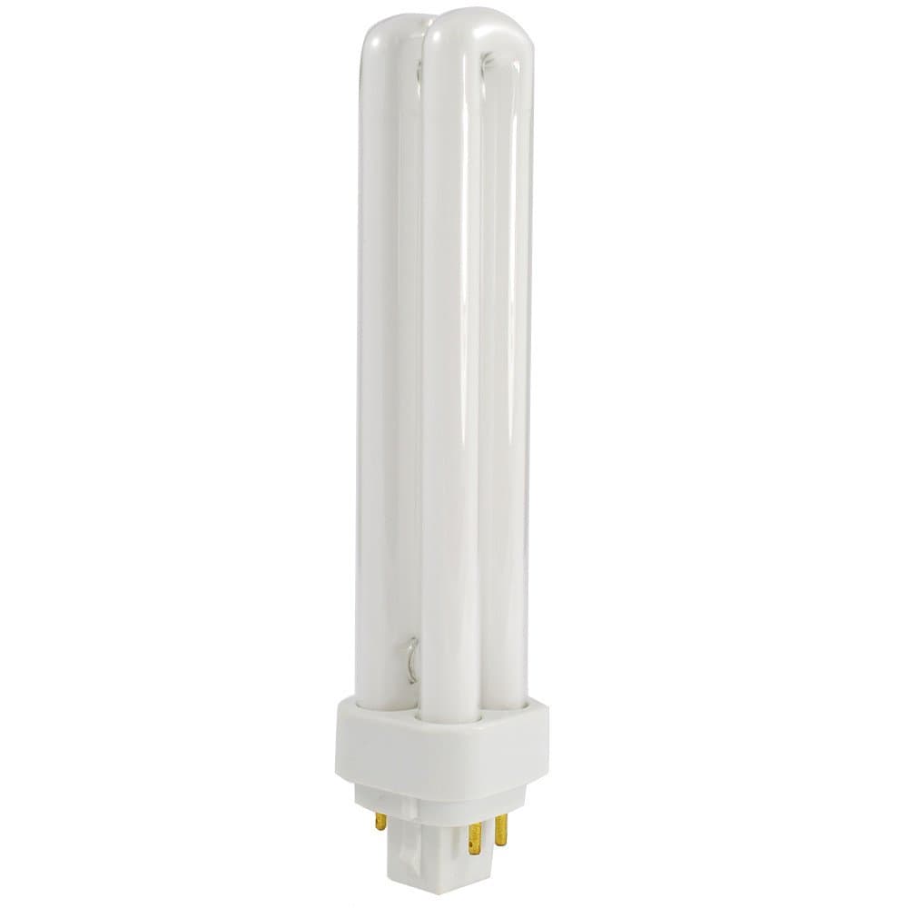 Sylvania 20673 - CF26DD/E/835 - 26 Watt 4-Pin Compact Fluorescent Quad Tube Light Bulb, 3500K