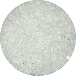 8.5 Oz Clear Iridized Transparent Medium Frit - 90 Coe