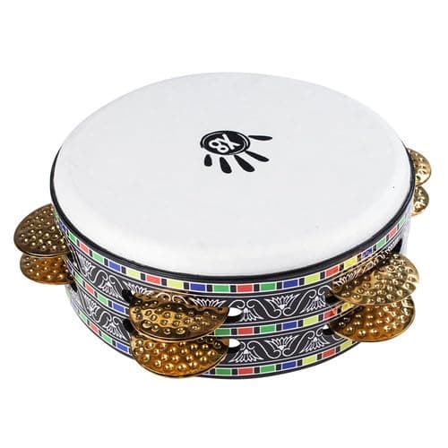 Deep Shell Brass Jingles Tambourine (X8-Riq-D)