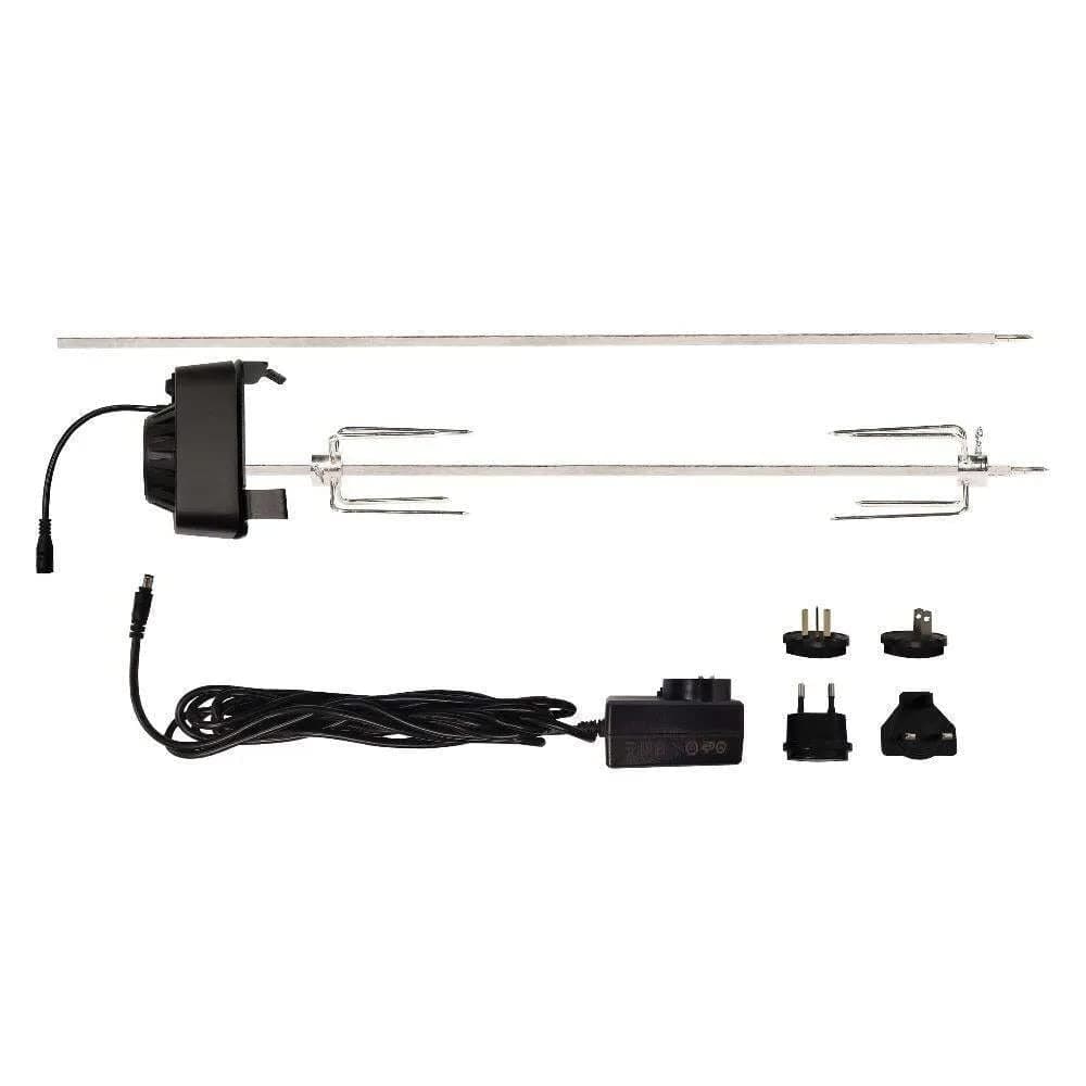 MasterBuiltMB20092620 Gravity Series Rotisserie Kit, Black
