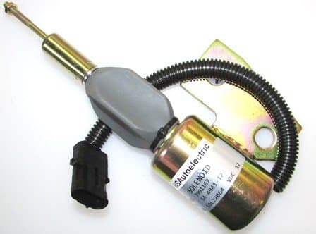 USAutoElectric SOL22064 Shut Down Solenoid, 12V, Continuous Duty Replacement for Case J932529,87420952, Compatiable to Cummins 3991167, Syncro-Start SA4941-12, 87420952, J991167, in USA Ready to Ship