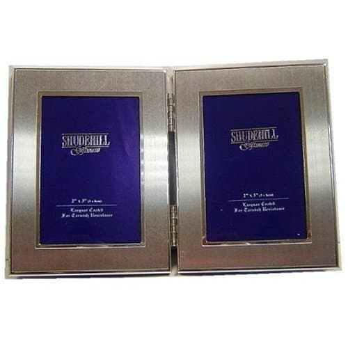 2" x 3" Twin 2 Picture Folding Photo Frame Gift Occasion 24223