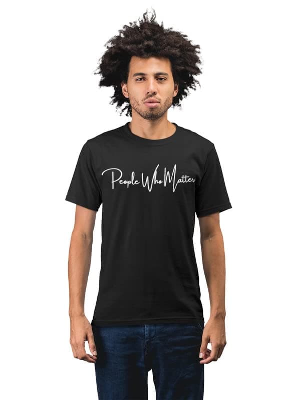 B Plogs People Who Matter in Amsterdam Style Men's 100% Cotton Round Neck T-Shirt