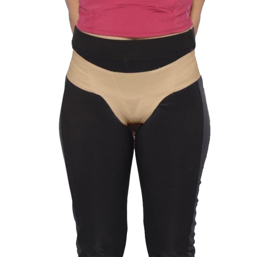 Women’s Pelvic Orthotic Support Belt ― Uterus Girdle for Prolapsed Bladder | Vulvar Varicosities | Postpartum Recovery | Dysfunction Pain Relief | Low Waist - BEACH SAND (LARGE - Waist 29-31")