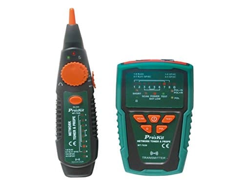 Professional MT-7028 Cable Tester Network/Coaxial Cables Toner Generator & Probe Kit Cable Tester, Wire Tracing up to 3KM rj45 rj11 Wire Tracker Finder Meter
