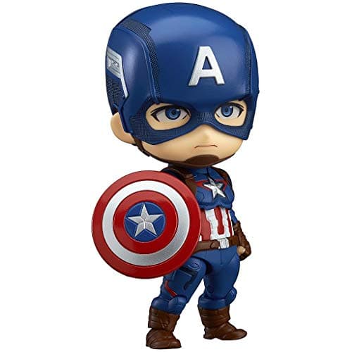 Huangyingui Captain America Heroes Edition Nendoroid Action Figure ABS & PVC Painted Action Figure
