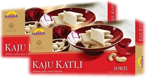 Kaju Katli (Cashew Sweet) (PACK OF 2 - 255gms X 2) - TWIN PACK