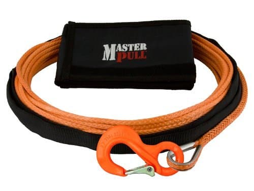 Amsteel Blue Orange 3/16" x 25' ATV Synthetic Winch Line w/ G100 Sling Hook