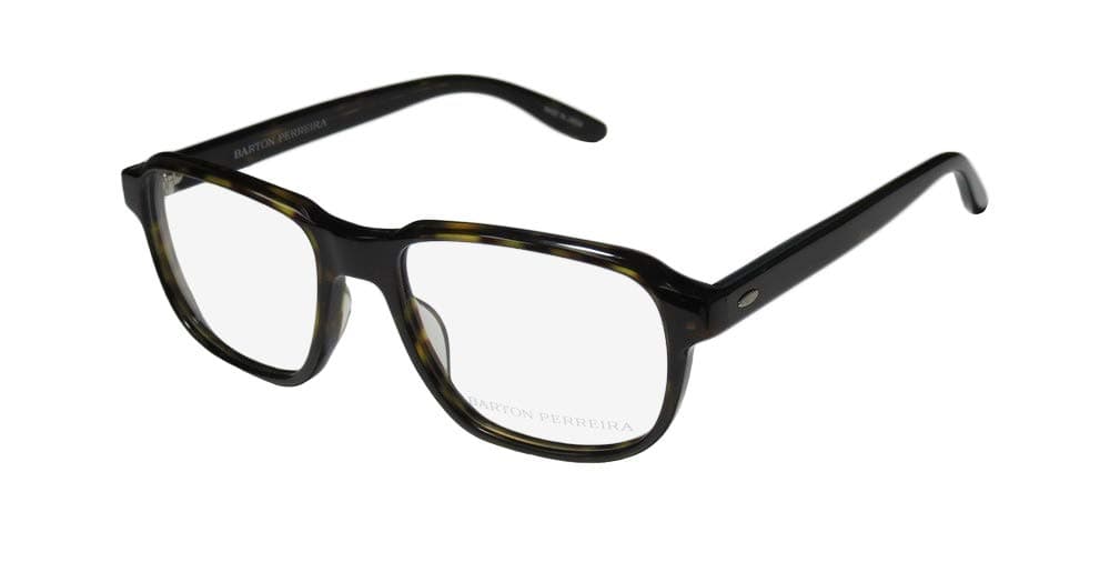 Barton Perreira Derrick Mens Designer Full-rim Simple & Elegant High-class Eyeglasses/Eye Glasses (53-18-145, Dark Tortoise)