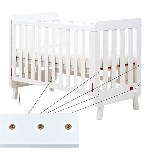 80 Pieces M6 Wood Inserts Bolt Furniture Screw in Nut Threaded Fastener Connector Hex Socket Drive for Wood Furniture Assortment brown