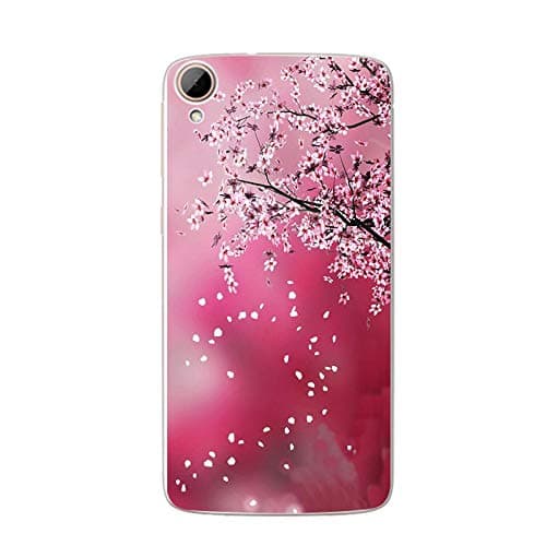 Mingrunda HTC Desire 828 case [with Free Stylus], Ultra Slim High Transmittance Soft TPU Back Case Cover for HTC Desire 828 (Cartoon Deer Design)