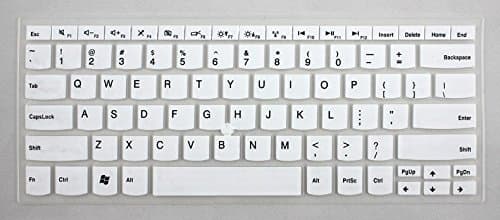 HYAIT 1Pcs Colorful Silicone Keyboard Protector Skin Cover for ThinkPad E30 E31 E40 E420 E420S E425 E50 Edge E13 E320 E325 S420 SEMI-White