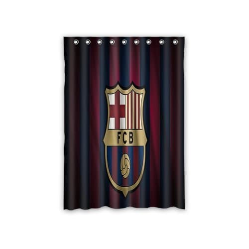 Daniellestore Custom Barcelona F.C Window Curtain Drapery/Panels/Treatment Polyester Size 52w x 72h inches(One Piece)