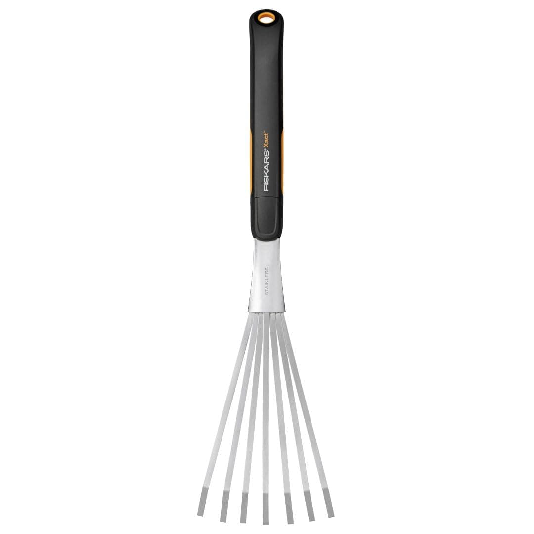 315520-1001 Xact Hand Garden Rake, Black/Slivler