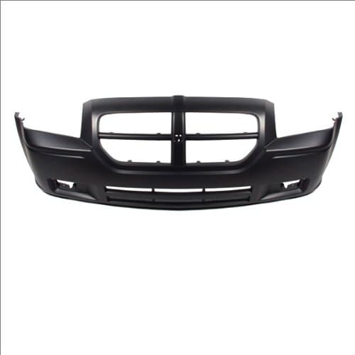 CarPartsDepot, Front Bumper Cover Unpainted Primed Black Plastic w/Air Fog Lamp Hole, 352-171415-10-PM CH1000429 4805768AB