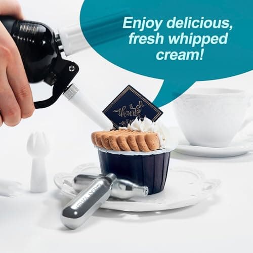 GreatWhip Whipped Cream Chargers 1200 Count / 2 Box Overstocked 5 Years Shelf Life Nitrous Oxide Cartridges for Cream Whipper