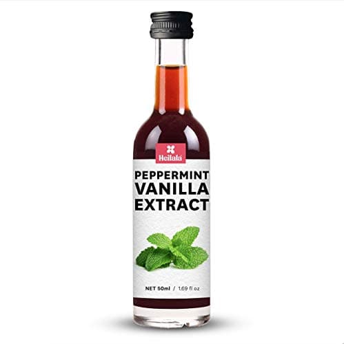 Peppermint Vanilla Extract – Pure Vanilla Extract infused with Peppermint, Crafted with Bourbon Variety Heilala Vanilla Beans and Peppermint Extract, Perfect for Baking and Desserts, 1.69 fl oz