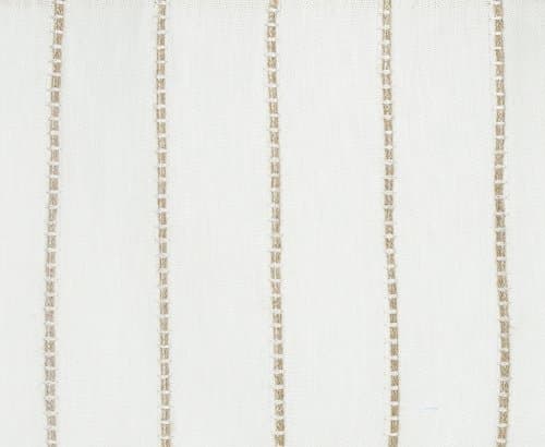 Parliament Collection Linear 100-Percent Linen Lined Drape, 50 by 96-Inch, Ivory