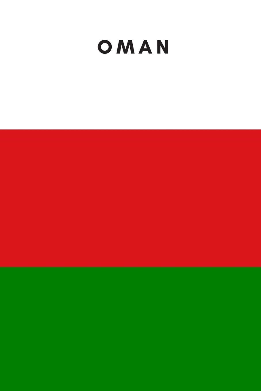 Oman: Country Flag A5 Notebook to write in with 120 pages