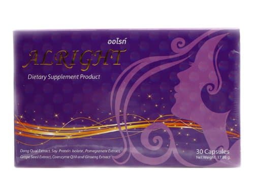 Alright Dietary Supplement Slimming/breast Enlargement and Firmness with Herbal 100%