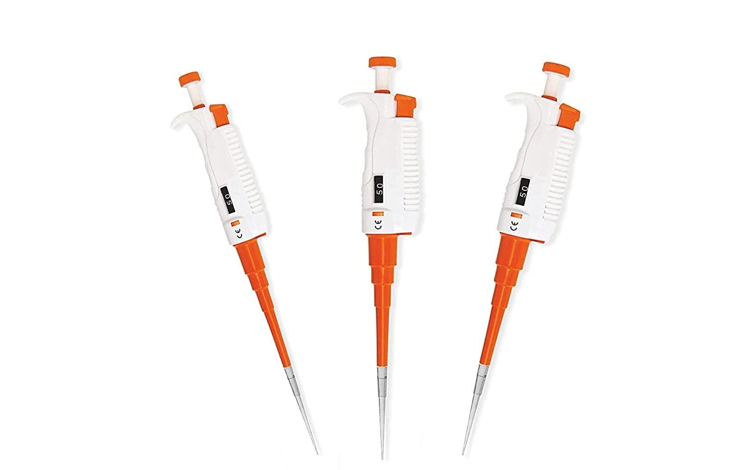 Set of 3 Micropipette Variable Volume 0.5-10 ul,10-100 ul,100-1000 ul Total 3 No. Combo Pack